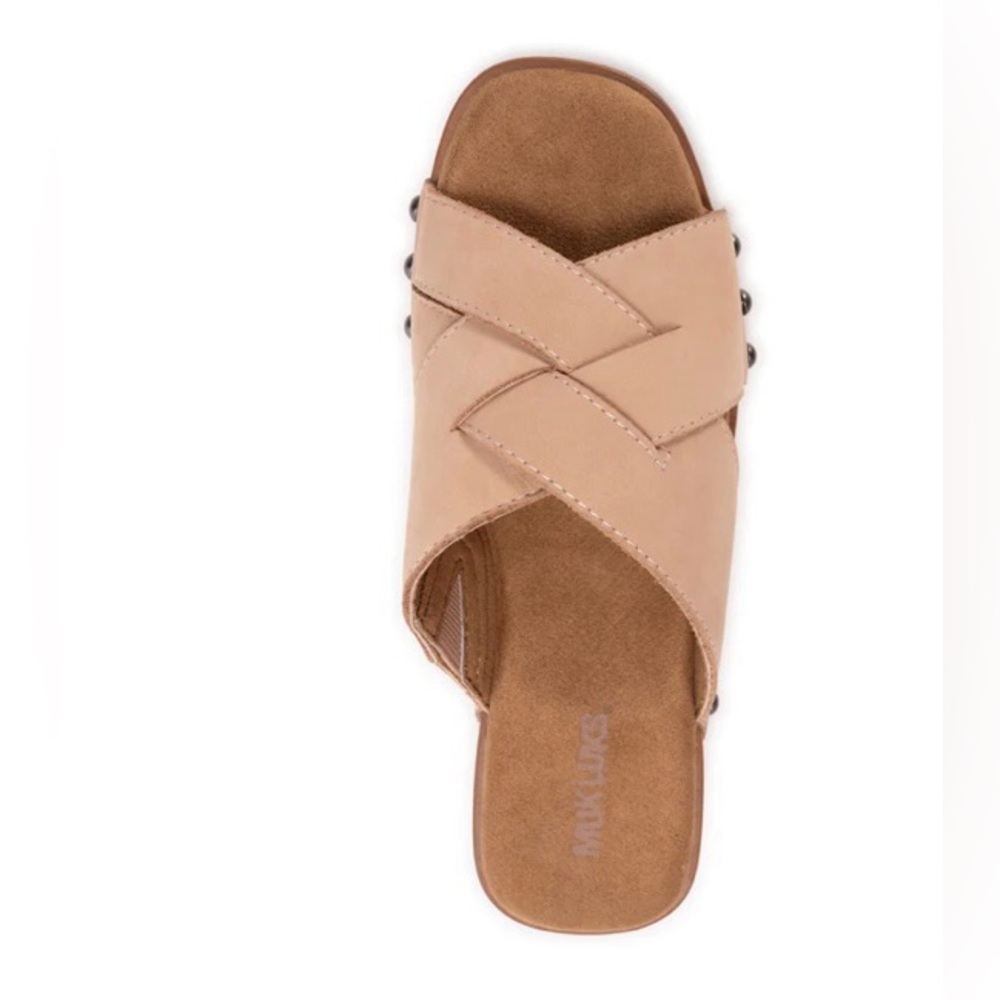 Muk Luks, Open-Toe Slip-On Sandals, Cadence Sandals, Size: 8 - Picture 2 of 13